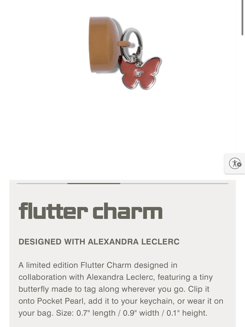 RHODE Flutter Charm